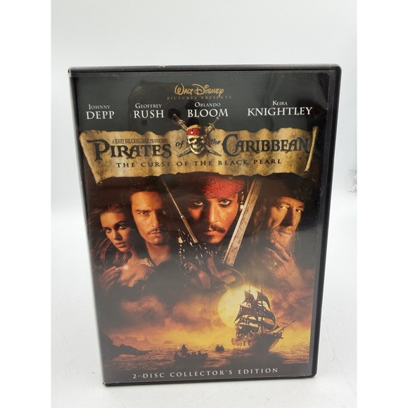 Other - Pirates Of The Caribbean DVD The Curse of the Black Pearl Collector's Edition VG